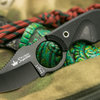 Шейный нож Amigo X AUS-8 BT Black Handle