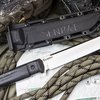 Туристический нож Senpai AUS-8 StoneWash черный