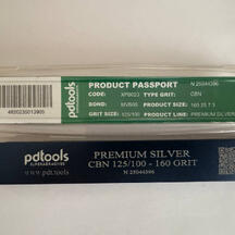 Брусок эльборовый XPB023 160 25 7 3 125/100, PREMIUM SILVER, MVB00
