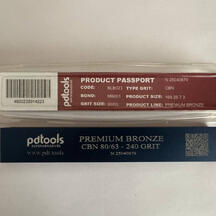 Брусок эльборовый BLB023 160 25 7 3 80/63, Premium BRONZE MB001 